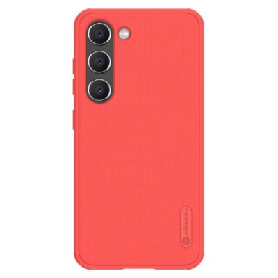 Samsung Galaxy S23+ (SM-S916) „Nillkin“ Frosted Shield Pro raudonas dėklas - nugarėlė | Priedai.lt