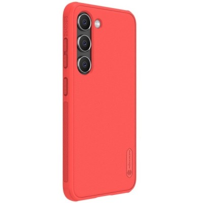 Samsung Galaxy S23+ (SM-S916) „Nillkin“ Frosted Shield Pro raudonas dėklas - nugarėlė | Priedai.lt