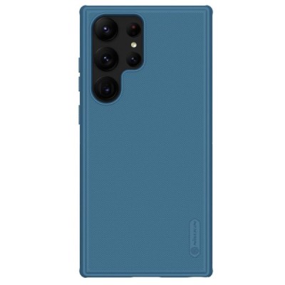 Samsung Galaxy S23 Ultra (SM-S918) „Nillkin“ Frosted Shield Pro mėlynas dėklas - nugarėlė | Priedai.lt