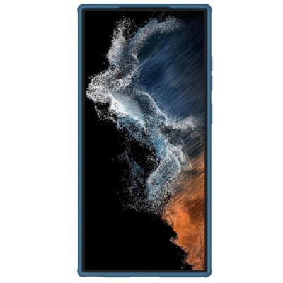 Samsung Galaxy S23 Ultra (SM-S918) „Nillkin“ Frosted Shield Pro mėlynas dėklas - nugarėlė | Priedai.lt
