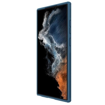 Samsung Galaxy S23 Ultra (SM-S918) „Nillkin“ Frosted Shield Pro mėlynas dėklas - nugarėlė | Priedai.lt