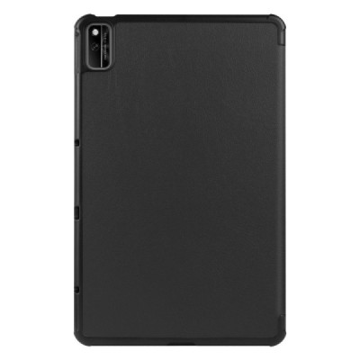 Huawei MatePad 10.4'' (2020, 2022) atverčiamas juodas odinis dėklas - knygutė | Priedai.lt