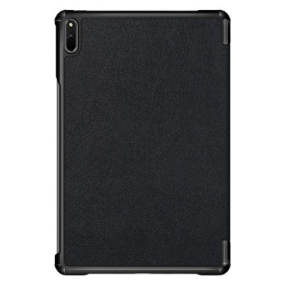 Huawei MatePad 11'' (2021) atverčiamas juodas odinis dėklas - knygutė | Priedai.lt