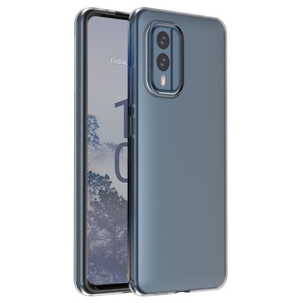 Kieto silikono (TPU) dėklas - skaidrus (Nokia X30 5G)
