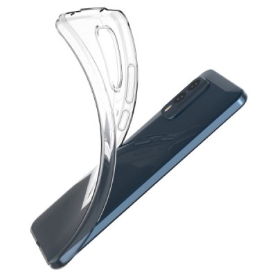 Nokia X30 5G kieto silikono TPU skaidrus dėklas - nugarėlė | Priedai.lt