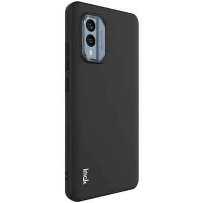 Nokia X30 5G Imak kieto silikono TPU juodas dėklas - nugarėlė | Priedai.lt