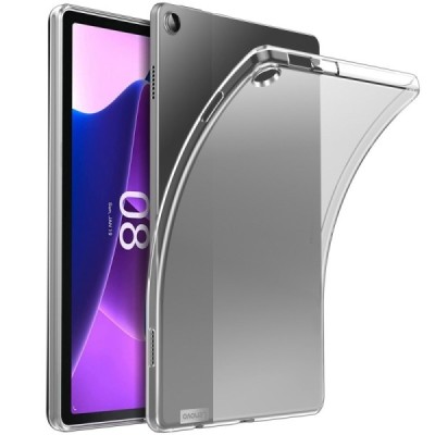 Lenovo Tab M10 10.1" Gen 3 (TB-328XU, TB-328FU) kieto silikono TPU skaidrus dėklas - nugarėlė | Priedai.lt