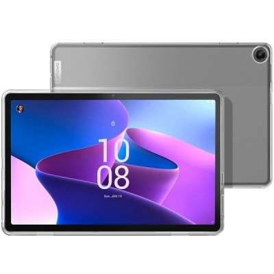 Lenovo Tab M10 10.1" Gen 3 (TB-328XU, TB-328FU) kieto silikono TPU skaidrus dėklas - nugarėlė | Priedai.lt