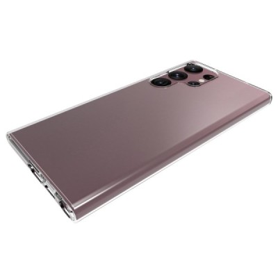 Samsung Galaxy S23 Ultra (SM-S918) kieto silikono TPU skaidrus dėklas - nugarėlė | Priedai.lt