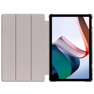 Xiaomi Redmi Pad 10.6" atverčiamas auksinis odinis dėklas (sulankstomas) | Priedai.lt
