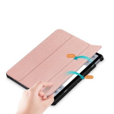 Xiaomi Redmi Pad 10.6" atverčiamas auksinis odinis dėklas (sulankstomas) | Priedai.lt