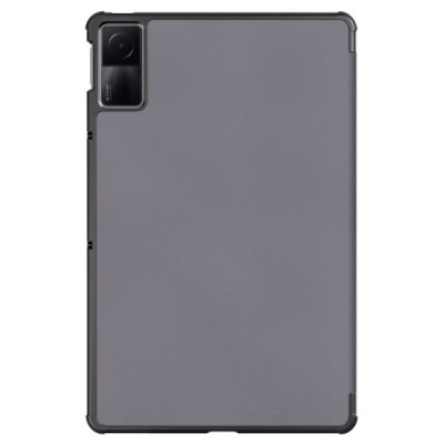 Xiaomi Redmi Pad 10.6" atverčiamas pilkas odinis dėklas (sulankstomas) | Priedai.lt