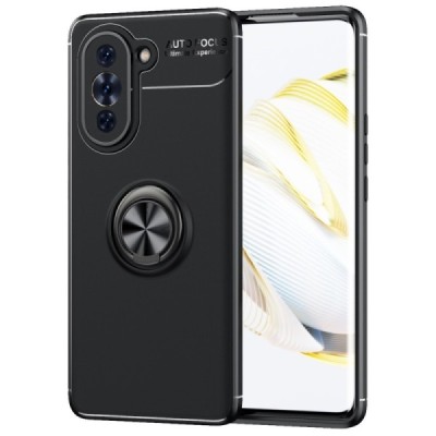 Huawei Nova 10 Pro „FOCUS“ Kickstand kieto silikono TPU juodas dėklas - nugarėlė | Priedai.lt