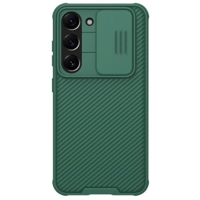 Samsung Galaxy S23 (SM-S911) „Nillkin“ CamShield Pro žalias dėklas, nugarėlė su kameros apsauga | Priedai.lt