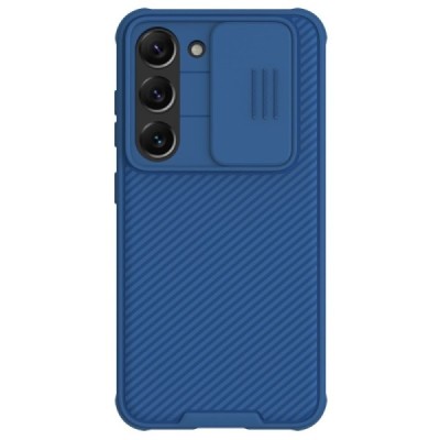 Samsung Galaxy S23+ (SM-S916) „Nillkin“ CamShield Pro mėlynas dėklas, nugarėlė su kameros apsauga | Priedai.lt