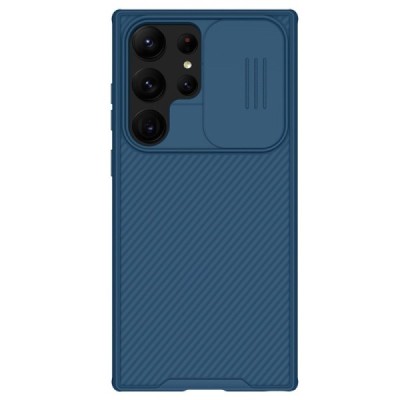 Samsung Galaxy S23 Ultra (SM-S918) „Nillkin“ CamShield Pro mėlynas dėklas, nugarėlė su kameros apsauga | Priedai.lt