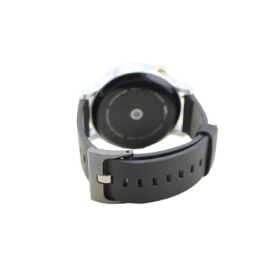 Deluxe išmaniojo laikrodžio Motorola Moto 360 odinė juoda apyrankė | Priedai.lt