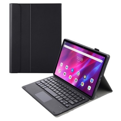 Lenovo Tab K10 10.3" (TB-X6C6F) atverčiamas juodas odinis dėklas su bluetooth belaide klaviatūra | Priedai.lt