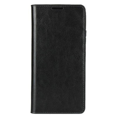 „Deluxe“ Leather Samsung Galaxy S10 Lite (G970) juodas odinis atverčiamas dėklas | Priedai.lt