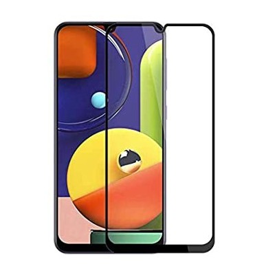 Samsung Galaxy A50 (A30s) „Rurihai“ 9H Tempered Glass sustiprintos apsaugos juodas pilnai dengiantis apsauginis ekrano stiklas 2
