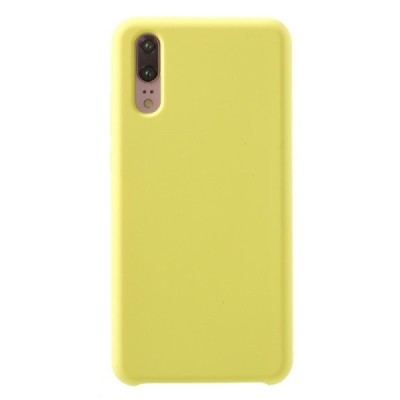 Huawei P20 Shell kieto silikono (TPU) dėklas geltonas - nugarėlė | Priedai.lt
