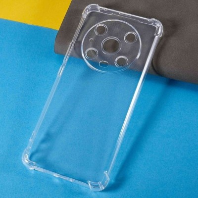 Sustiprintos apsaugos Huawei Honor Magic4 Pro skaidrus kieto silikono (TPU) dėklas | Priedai.lt