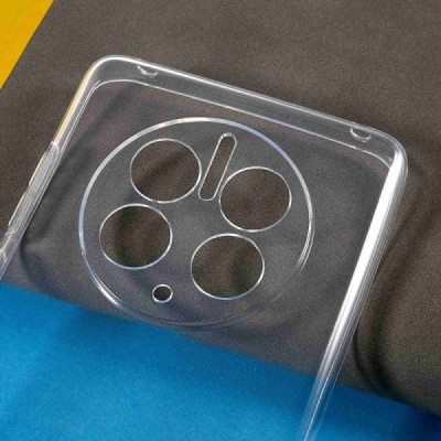 Huawei Mate 50 Pro kieto silikono TPU skaidrus dėklas - nugarėlė | Priedai.lt