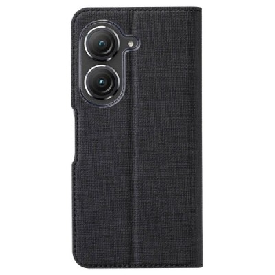 Asus Zenfone 9 (AI2202) „Vili“ atverčiamas juodas dėklas | Priedai.lt