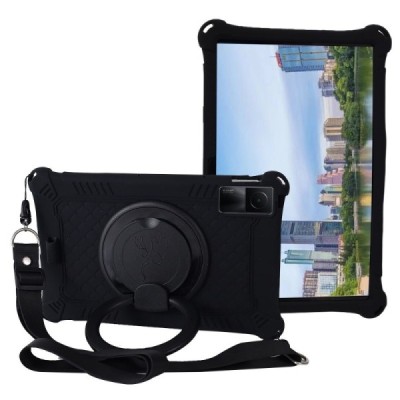 Xiaomi Redmi Pad 10.6" „Popit“ Bubble Kickstand minkšto silikono TPU juodas dėklas - nugarėlė | Priedai.lt