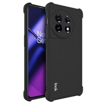 OnePlus 11 Imak sustiprintos apsaugos kieto silikono TPU juodas dėklas - nugarėlė | Priedai.lt