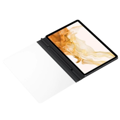 Originalus Samsung Galaxy Tab S7 / S8 (T875, T870, X700, X706) Book Cover EF-ZX700 atverčiamas juodas dėklas - knygutė | Priedai