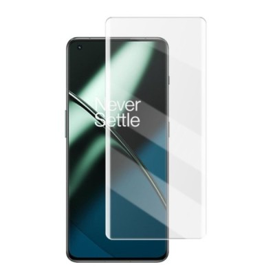 OnePlus 11 (10 Pro) „Mocolo“ UV Light Irradiation sustiprintos apsaugos skaidrus pilnai dengiantis apsauginis ekrano stiklas | P