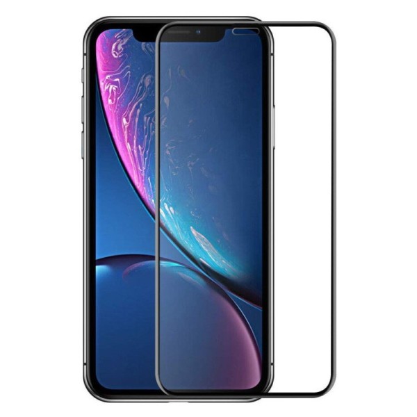 „Ceramics“ hibridinė apsauginė ekrano plėvelė (pilnai dengianti) - juoda (iPhone X / Xs / 11 Pro)