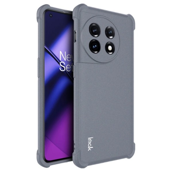 „Imak“ sustiprintos apsaugos kieto silikono (TPU) dėklas - pilkas (OnePlus 11)