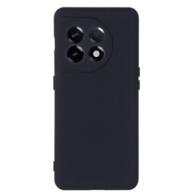 OnePlus 11 Shell kieto silikono (TPU) dėklas juodas - nugarėlė | Priedai.lt