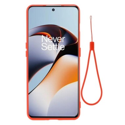 OnePlus 11 Shell kieto silikono (TPU) dėklas raudonas - nugarėlė | Priedai.lt