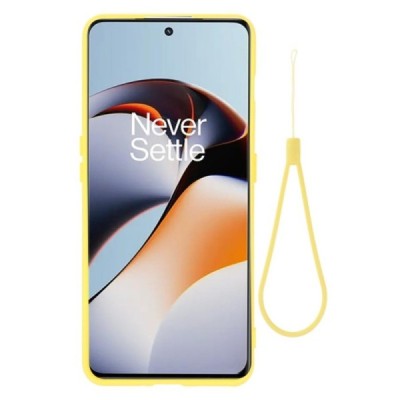 OnePlus 11 Shell kieto silikono (TPU) dėklas geltonas - nugarėlė | Priedai.lt