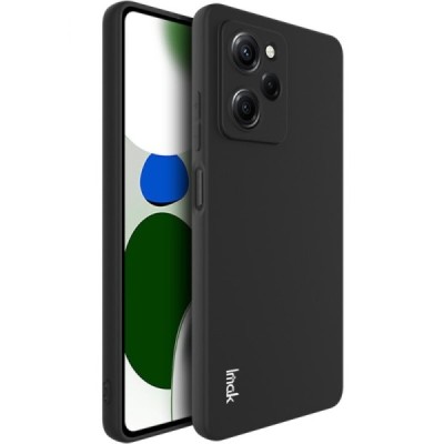 Xiaomi Redmi Note 12 Pro (Poco X5 Pro) Imak kieto silikono TPU juodas dėklas - nugarėlė | Priedai.lt