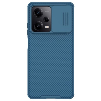 Xiaomi Redmi Note 12 Pro (Poco X5 Pro) „Nillkin“ CamShield mėlynas dėklas, nugarėlė su kameros apsauga | Priedai.lt