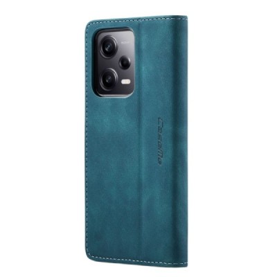 Xiaomi Redmi Note 12 Pro (Poco X5 Pro) CaseMe Retro solidus atverčiamas žalias odinis dėklas - knygutė | Priedai.lt