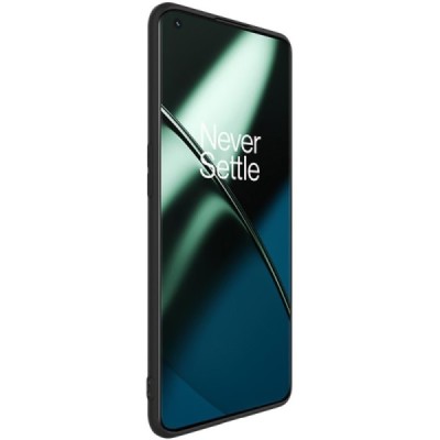 OnePlus 11 „Imak“ kieto silikono TPU juodas dėklas - nugarėlė | Priedai.lt