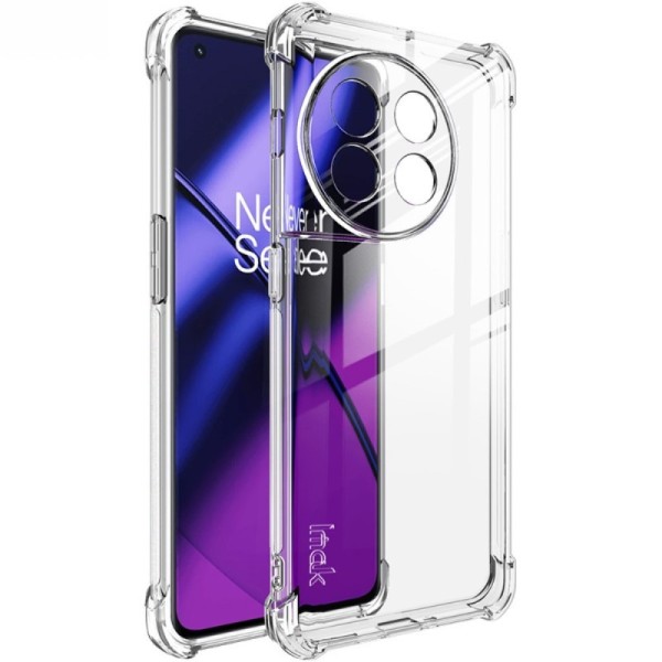 „Imak“ sustiprintos apsaugos kieto silikono (TPU) dėklas - skaidrus (OnePlus 11)