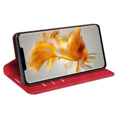 Huawei Mate 50 Pro „Split“ raudonas odinis atverčiamas dėklas - knygutė | Priedai.lt