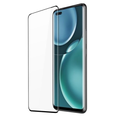 Huawei Honor Magic4 Pro „Dux Ducis“ 9H Tempered Glass sustiprintos apsaugos juodas pilnai dengiantis apsauginis ekrano stiklas 2