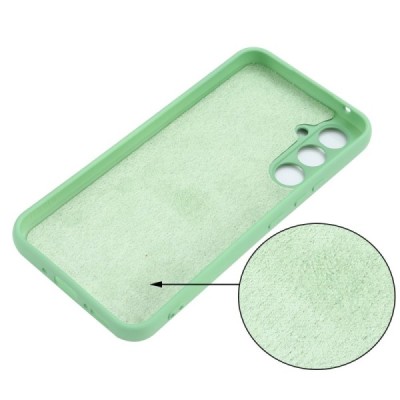 Samsung Galaxy A54 (SM-A546B) Shell kieto silikono (TPU) dėklas žalias - nugarėlė | Priedai.lt
