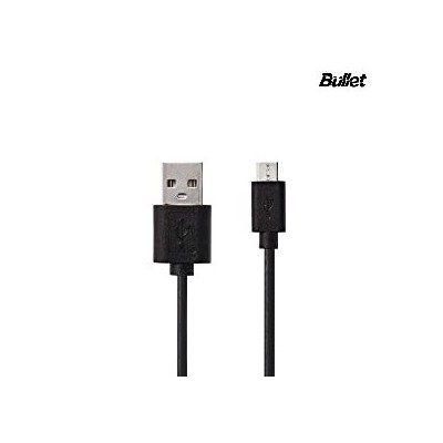 „Bullet“ micro usb juodas laidas 3 m. | Priedai.lt