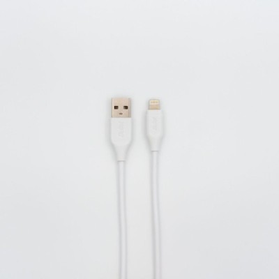„Bullet“ Lightning USB baltas laidas 3 m. | Priedai.lt