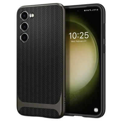 „Spigen“ Neo Hybrid sustiprintos apsaugos Samsung Galaxy S23 (SM-S911) juodas dėklas | Priedai.lt