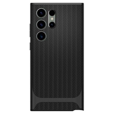 „Spigen“ Neo Hybrid sustiprintos apsaugos Samsung Galaxy S23 Ultra (SM-S918) juodas dėklas | Priedai.lt