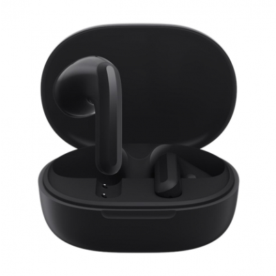 „Xiaomi“ Redmi Buds 4 Lite bevielės originalios (M2231E1) juodos ausinės | Priedai.LT